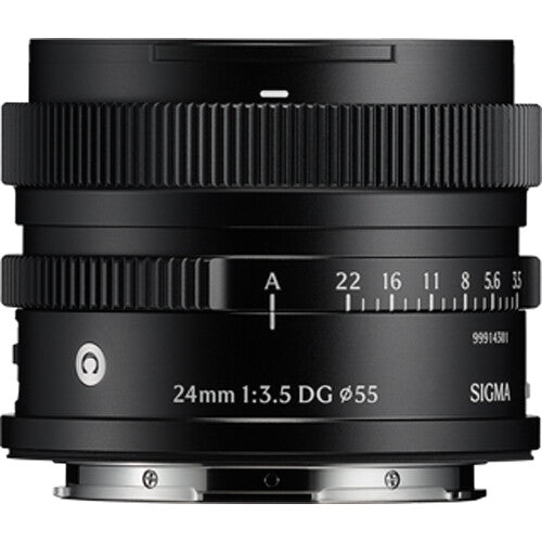 Sigma 24mm f/3.5 DG Contemporary Lens For Sony E - Black