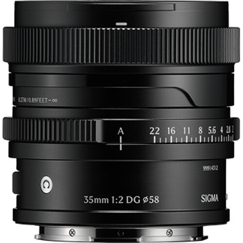 Sigma 35mm f/2 DG Contemporary Lens Black for Sony E