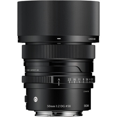 Sigma 50mm f/2 DG Contemporary Lens Black for Sony E