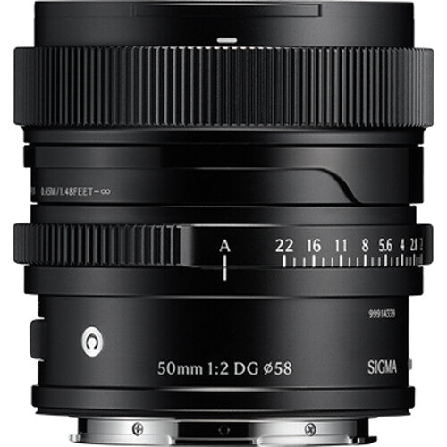 Sigma 50mm f/2 DG Contemporary Lens Black for Sony E