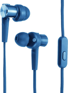 Sony MDR-XB55AP Extra Bass In-Ear Headphones with Mic/Remote | Blue
