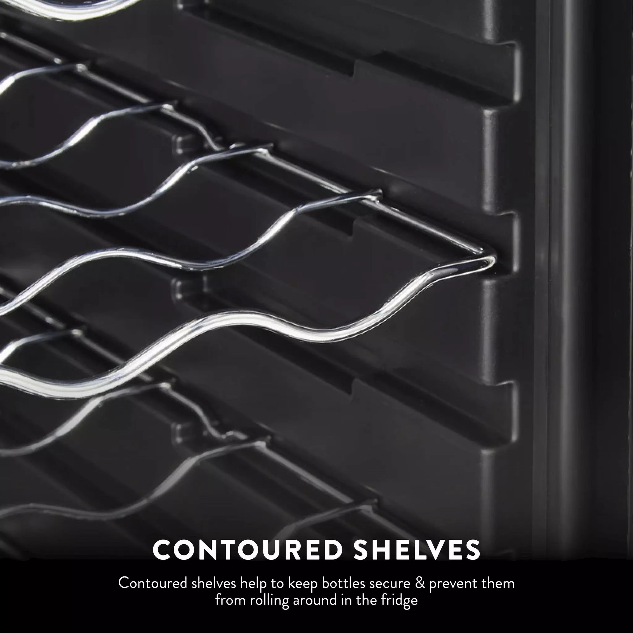 Swan 34 Bottle Glass Fronted Wine Cooler - SR12040BN