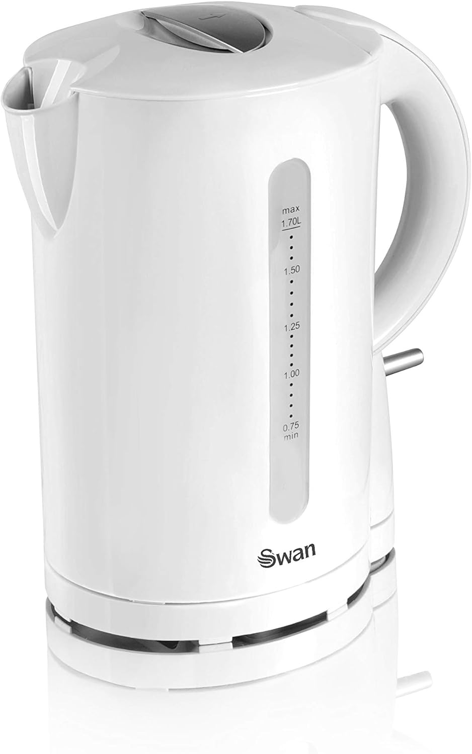 Hervidor de agua inalámbrico Swan de 1,7 l, blanco - SK18121