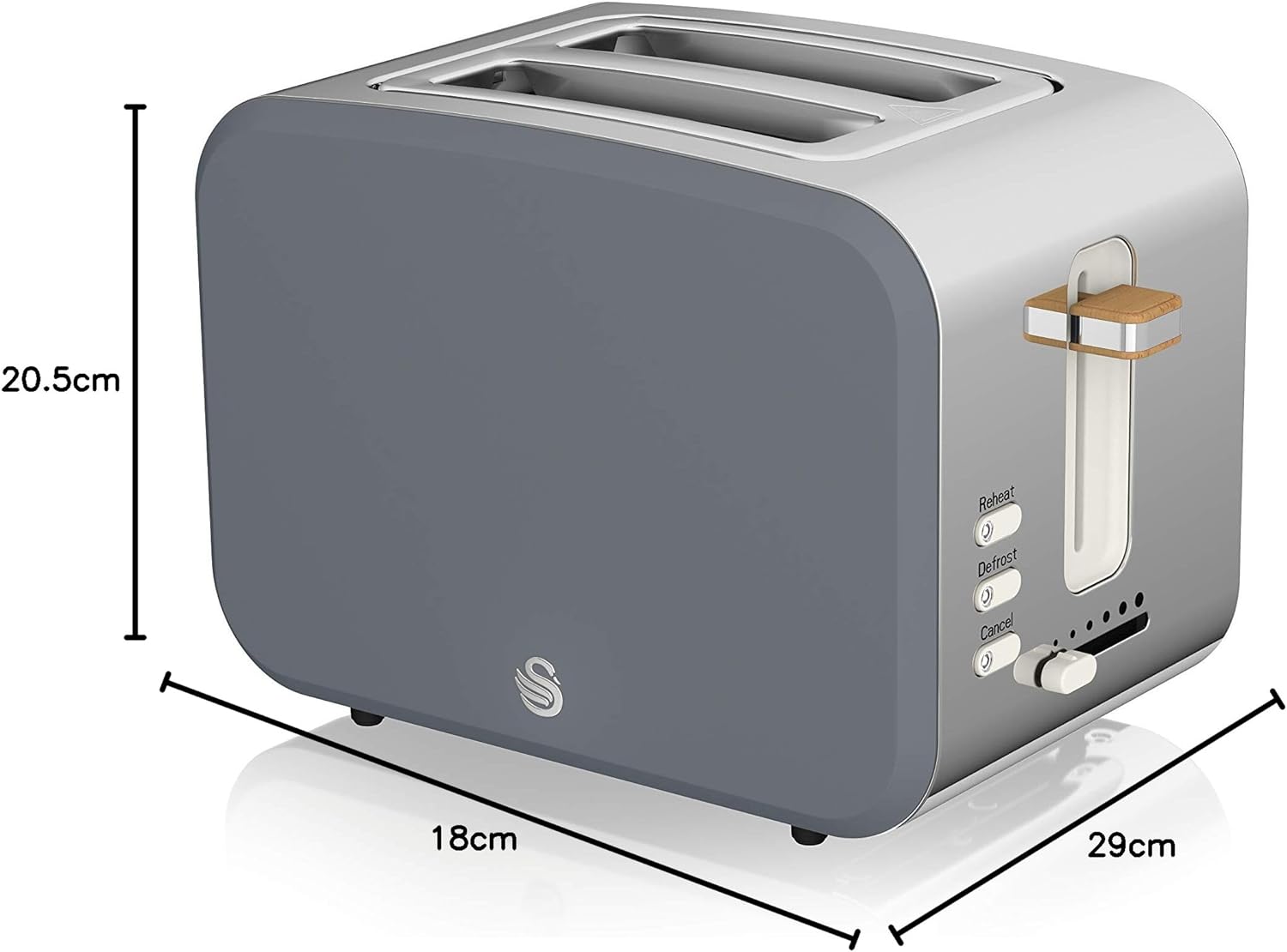Swan Nordic 2-Slice Toaster