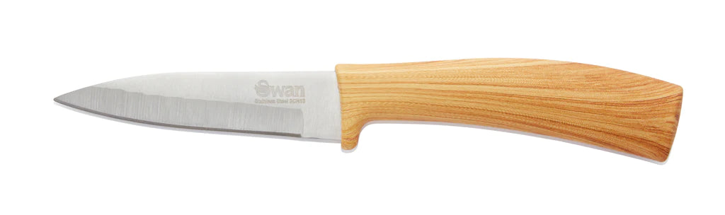 Bloque de cuchillos Swan Nordic de 5 piezas, gris - SWKB1060GRYN