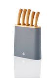 Swan Nordic 5 Piece Knife Block Grey- SWKB1060GRYN