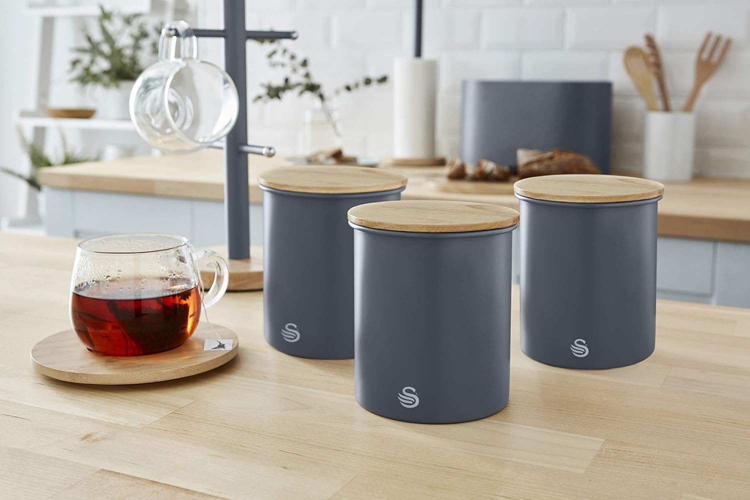 Swan Nordic Set Of 3 Storage Canisters - SWKA17513