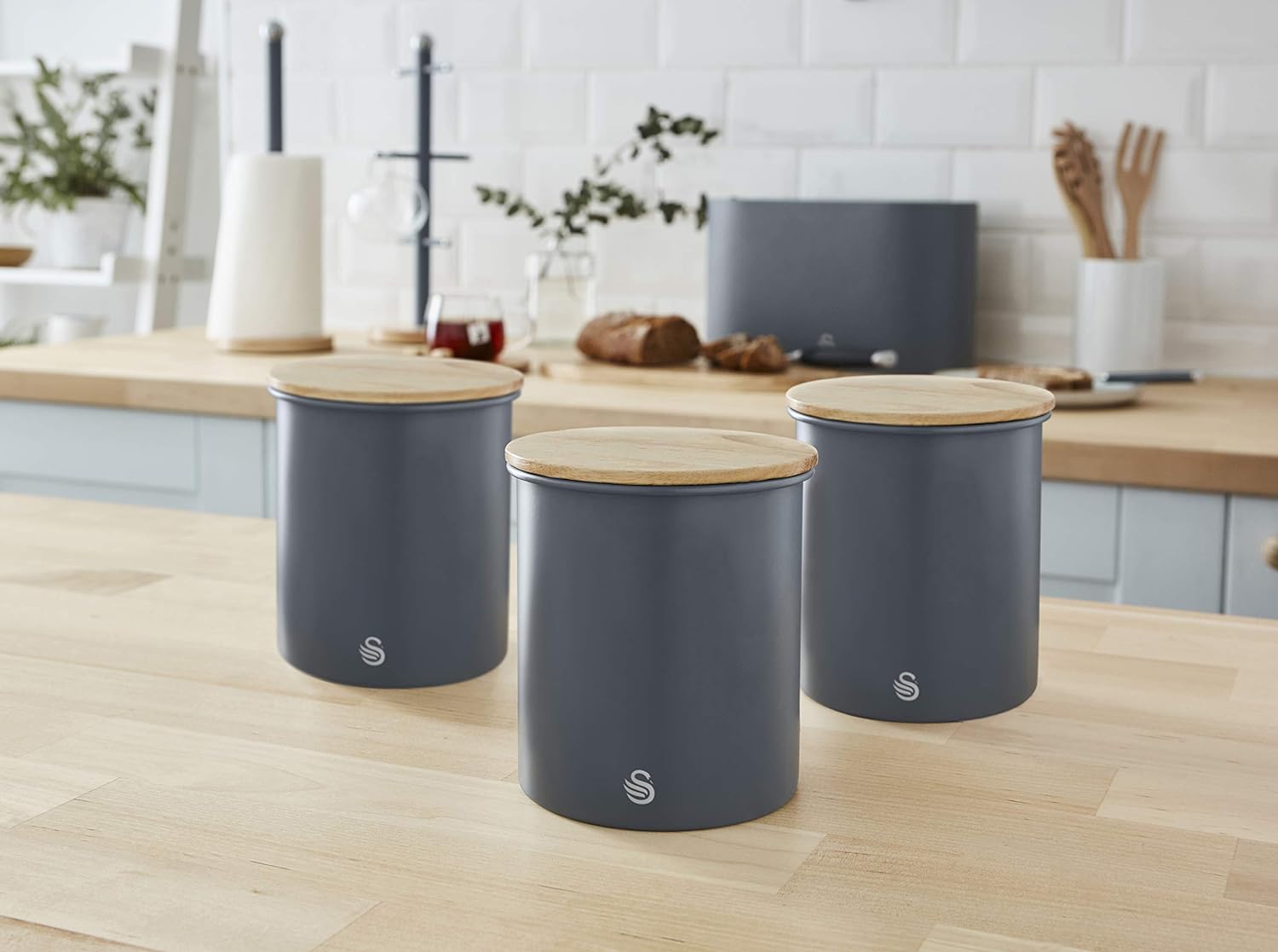 Swan Nordic Set Of 3 Storage Canisters - SWKA17513
