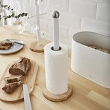 Swan Nordic Oval Bread Bin with Cutting Board Lid - White | SWKA17512WHTN