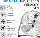 Tower 18" High-Speed Velocity Floor Fan - T662000