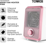 Tower Fan Heater with 3 Second Heating