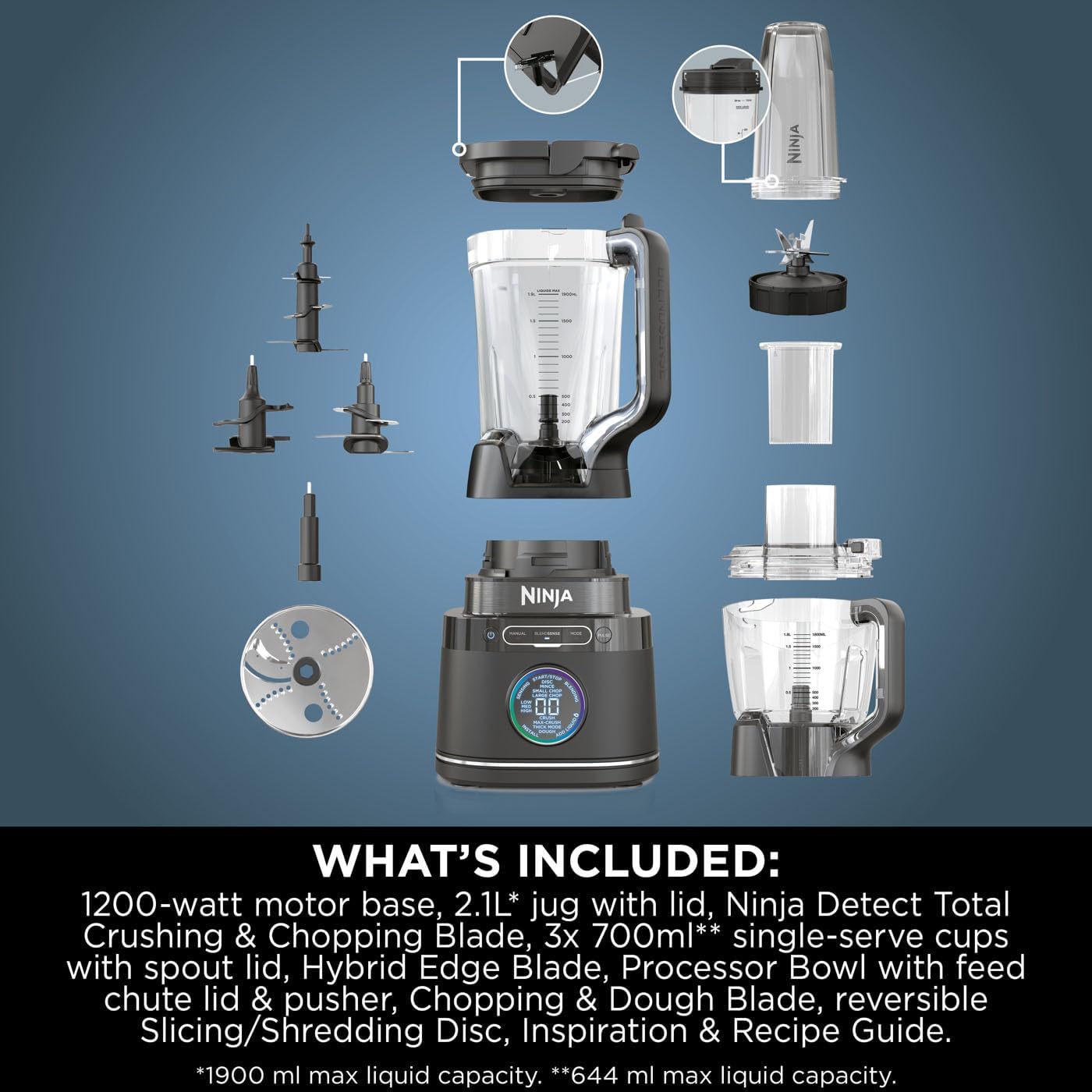 Ninja Detect Power Blender & Processor Pro - TB401UK