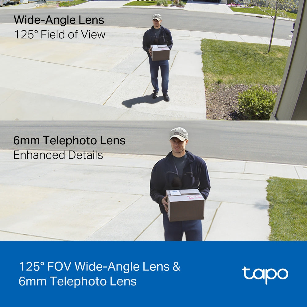 Tapo 2K 3MP Dual Lens Outdoor Security Camera - C246D