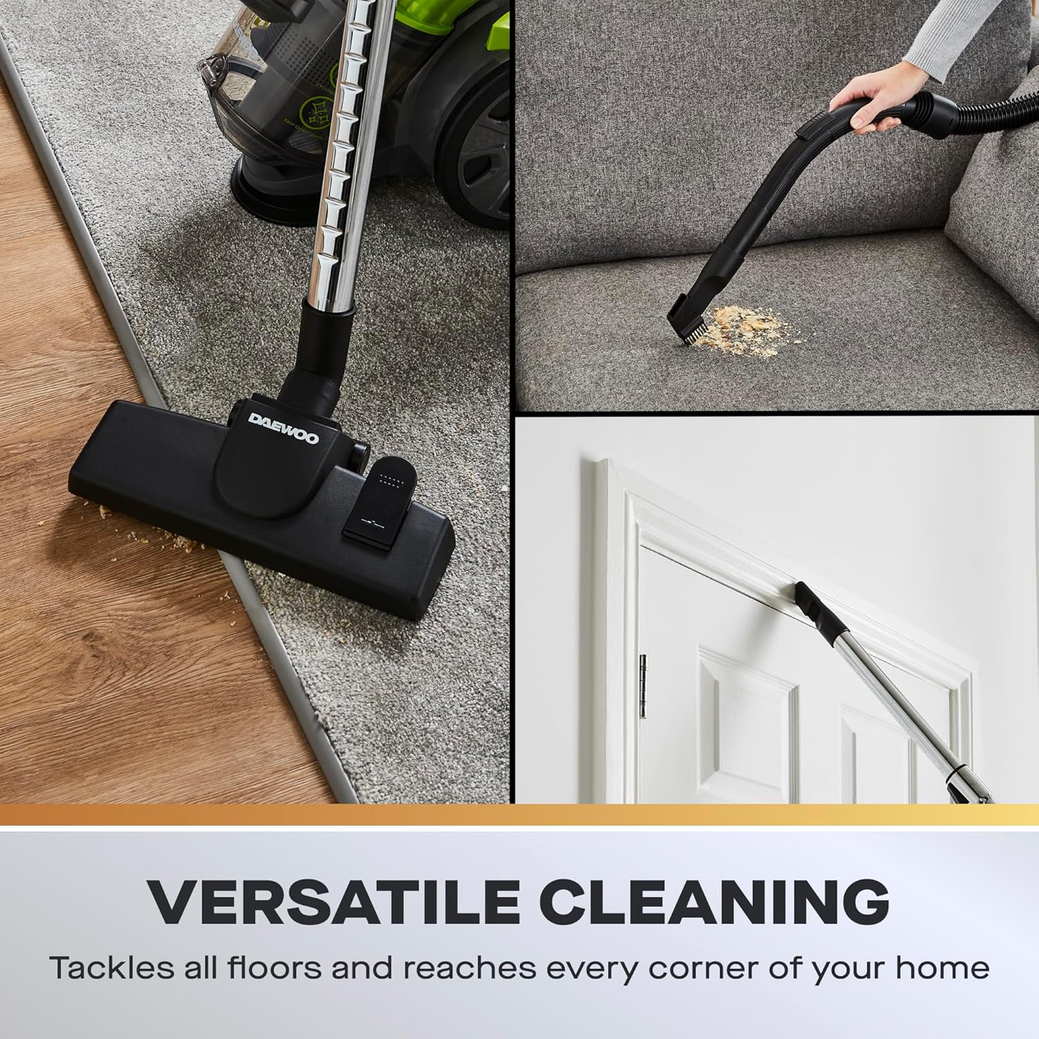 Daewoo Tornado Cyclonic 700W Cylinder Vacuum Cleaner