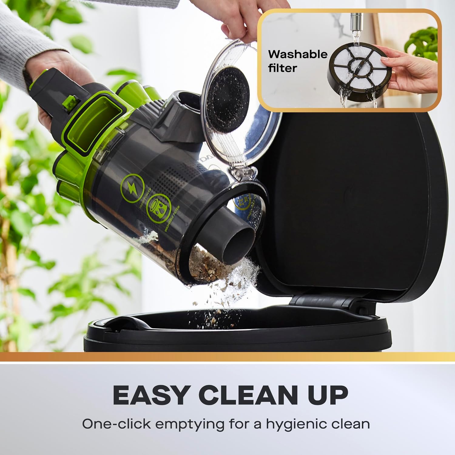 Daewoo Tornado Cyclonic 700W Cylinder Vacuum Cleaner