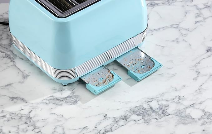 Daewoo Denver 4 Slice Toaster – Sky Blue