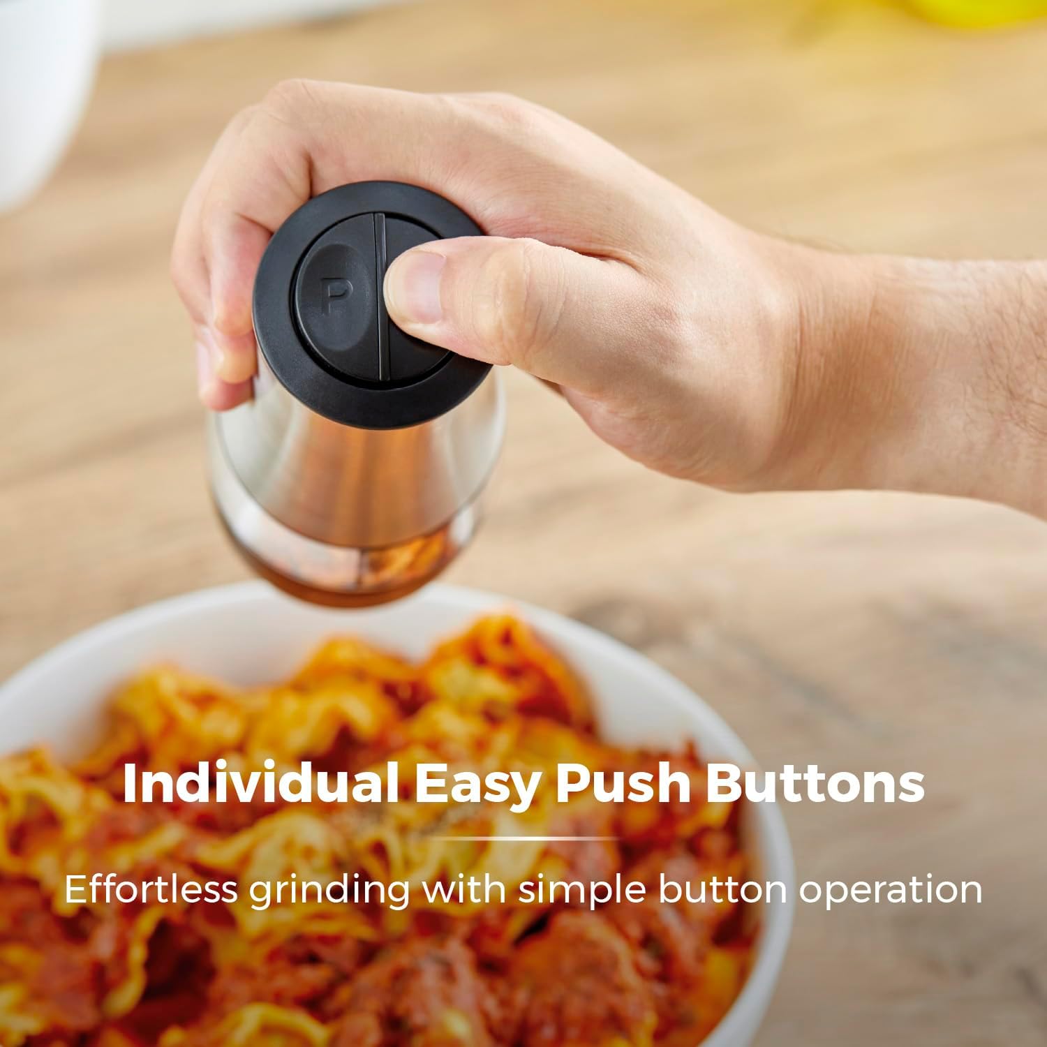 Molinillo doble de sal y pimienta Tower - T832248