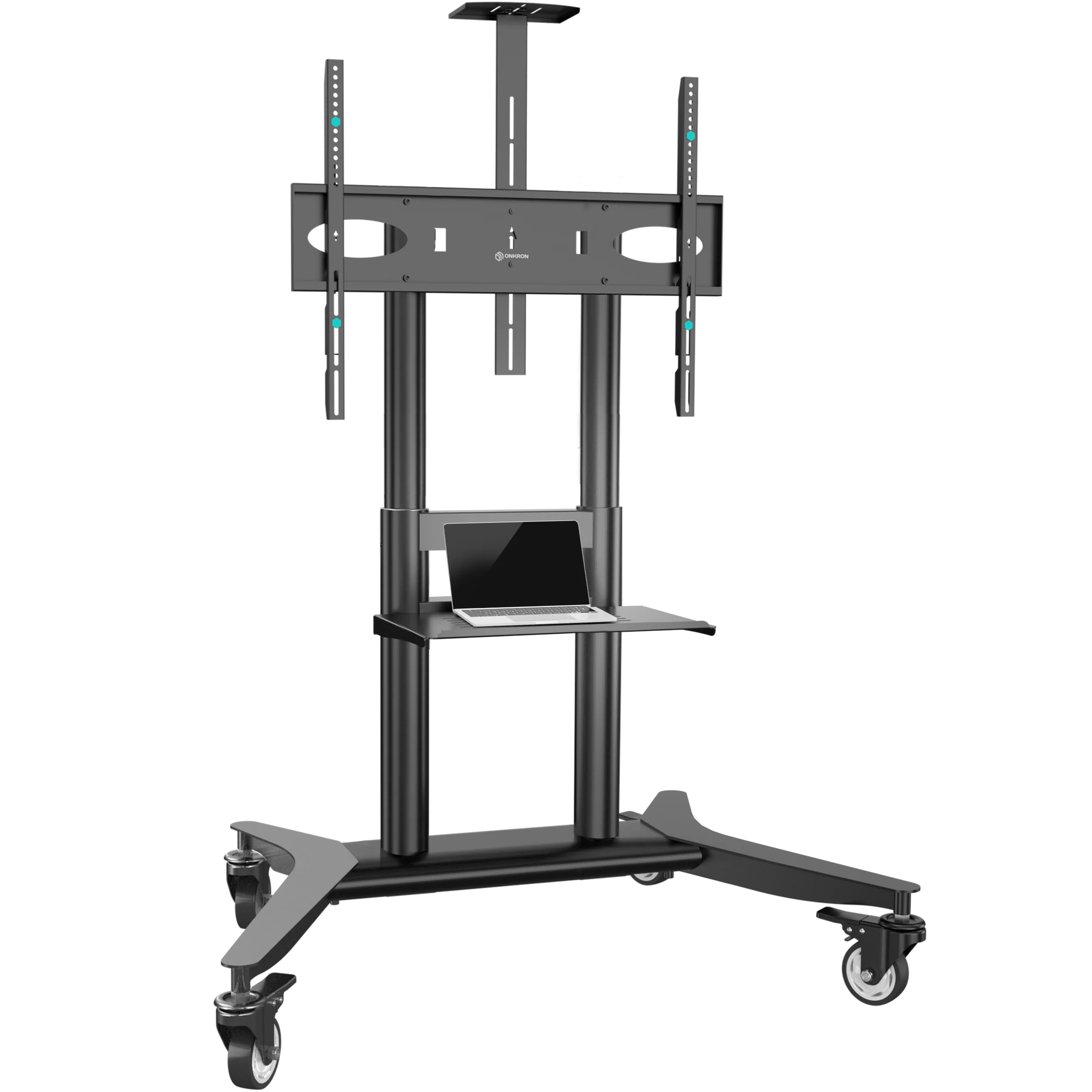 Mobile TV stand for TVs on wheels 55"-90" - TS1871