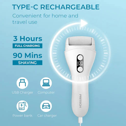 Pritech Electric Rechargeable Feet Callus Remover - BCM-1138T