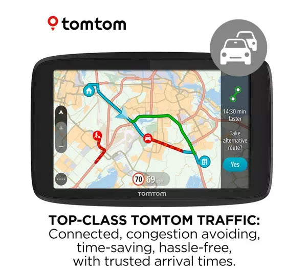 Navegador GPS TomTom Go Essential de 5" con cobertura completa de Europa de por vida 