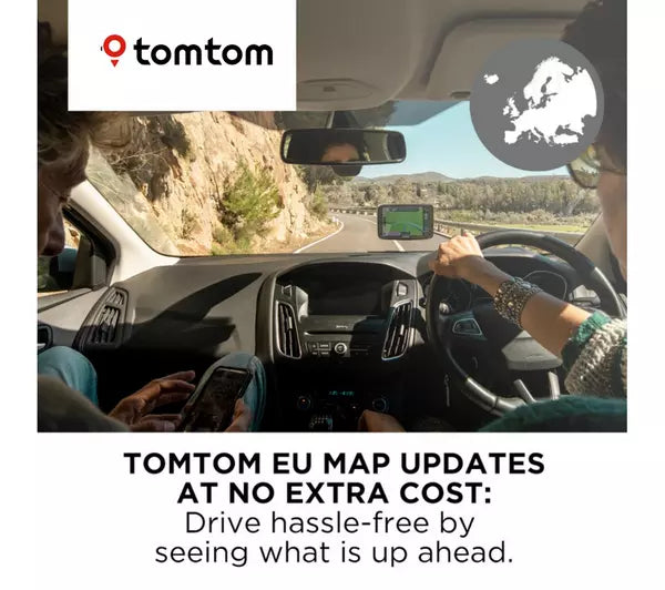 Navegador GPS TomTom Go Essential de 5" con cobertura completa de Europa de por vida 