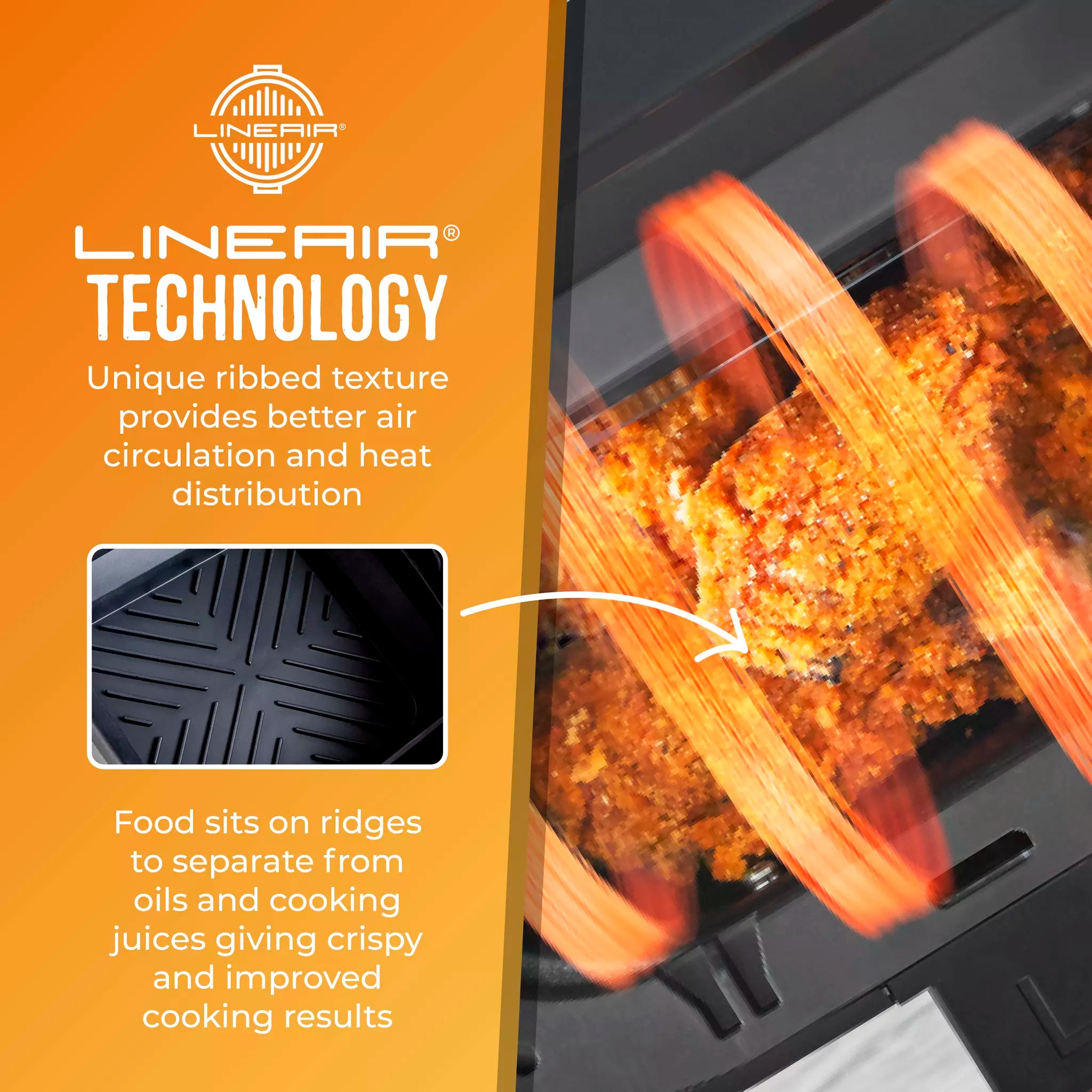 Tower 2-piece Non-Stick Square Foldable Silicone Tray Set - T843092m