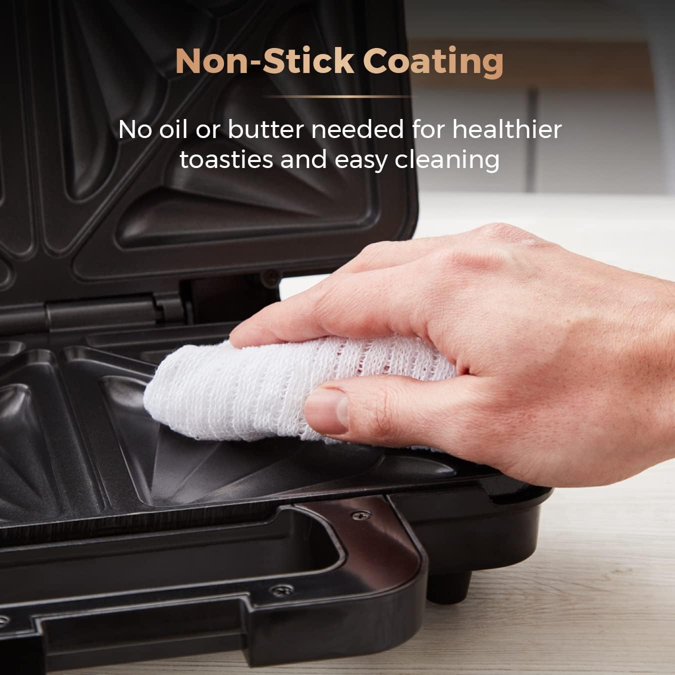 Sandwichera Tower 3 en 1 | Plateada - T27032