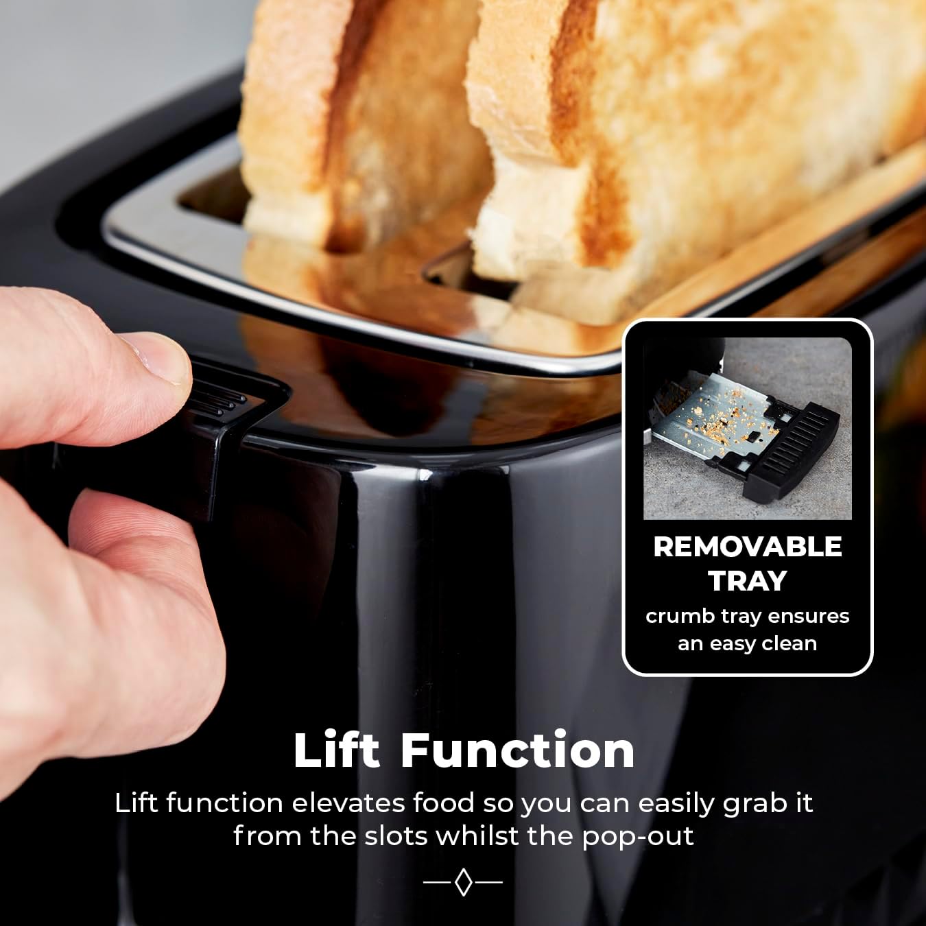 Tower Solitaire 2 Slice Toaster