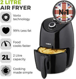 Tower Vortx Compact 2 Litre Manual Air Fryer | T17087