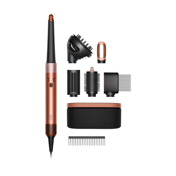 DYSON Airwrap I.D. Curly+Coily Multi-Styler & Dryer - Amber Silk & Pink Champagne