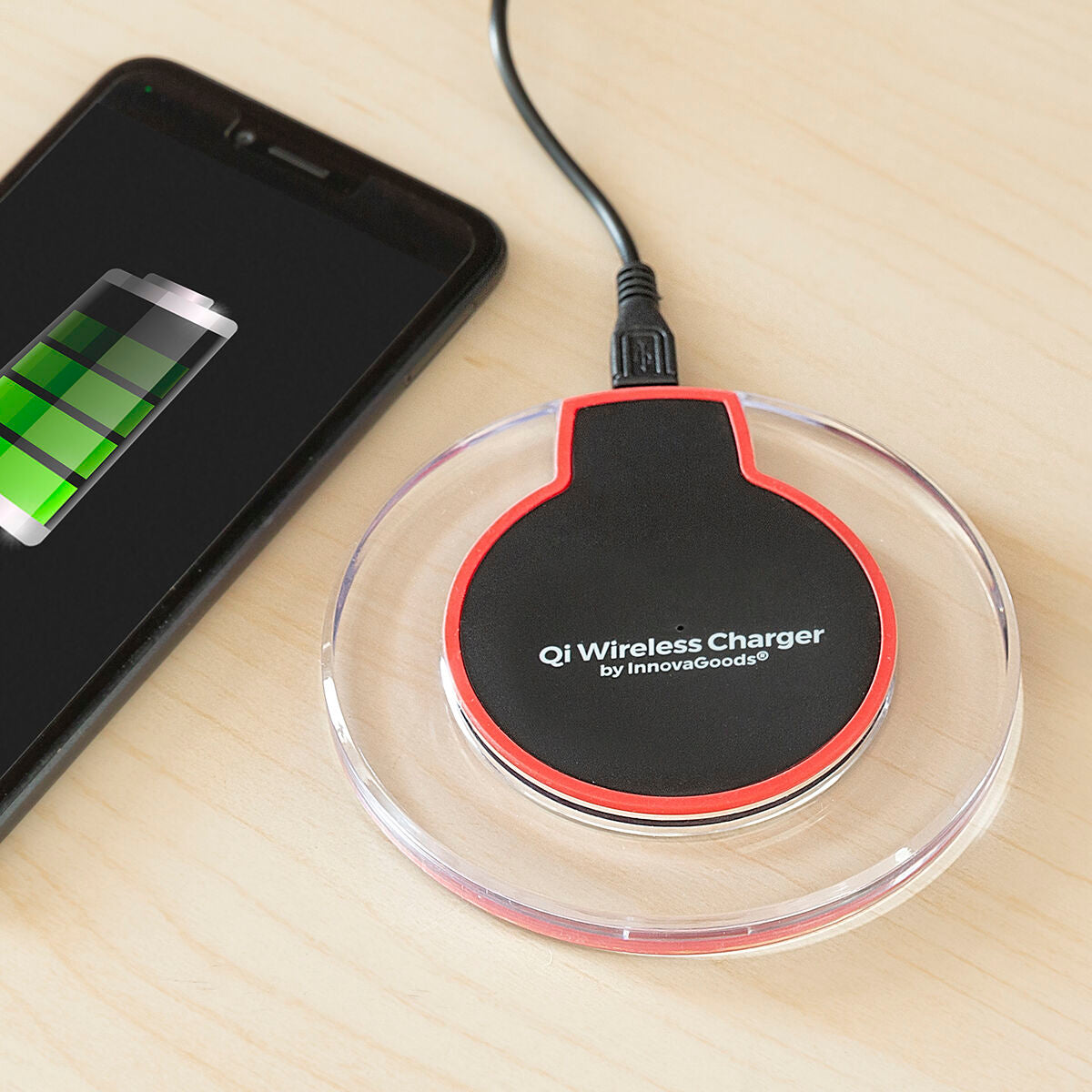 InnovaGoods Qi Wireless Charger for Smartphones