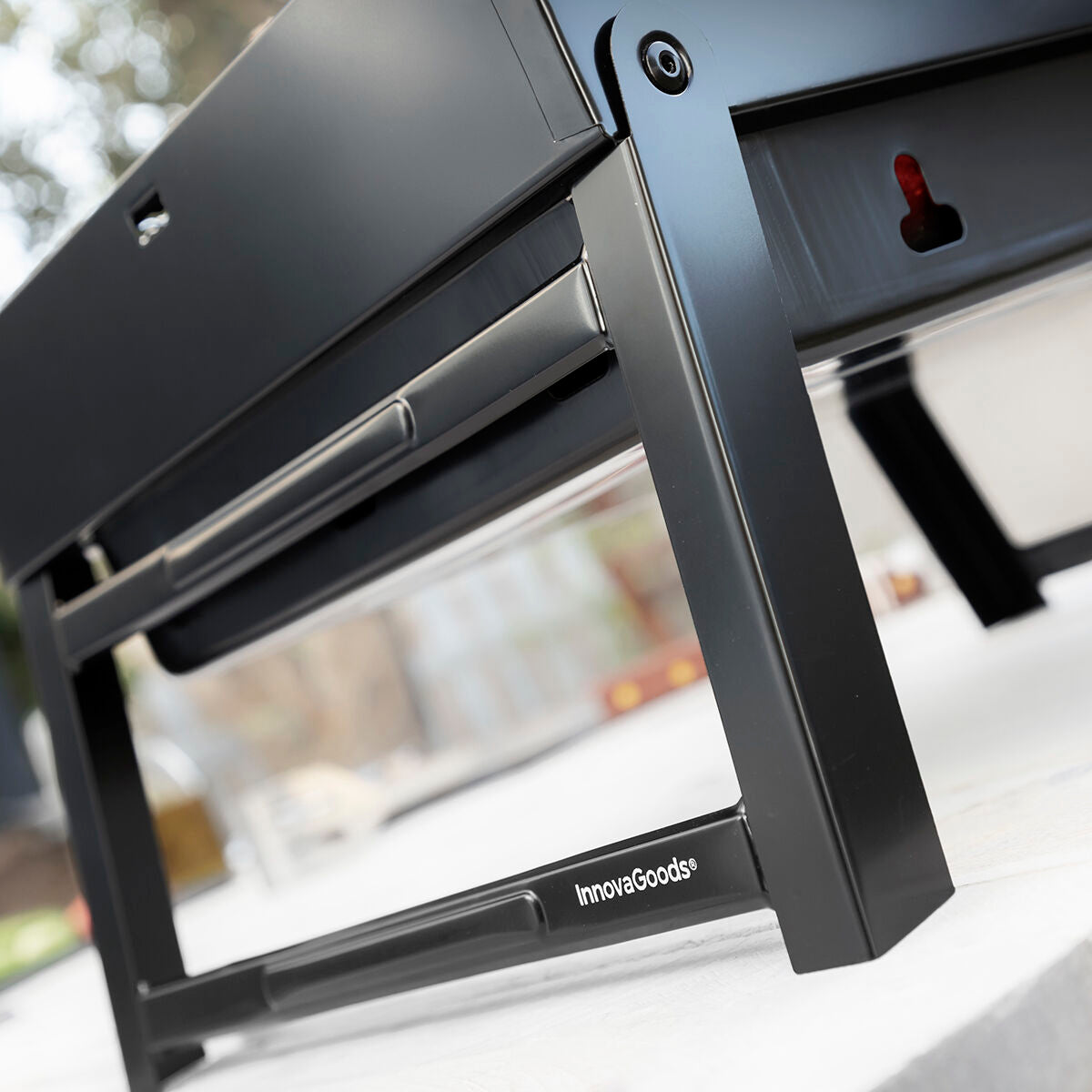 Folding Portable Barbecue for use with Charcoal BearBQ