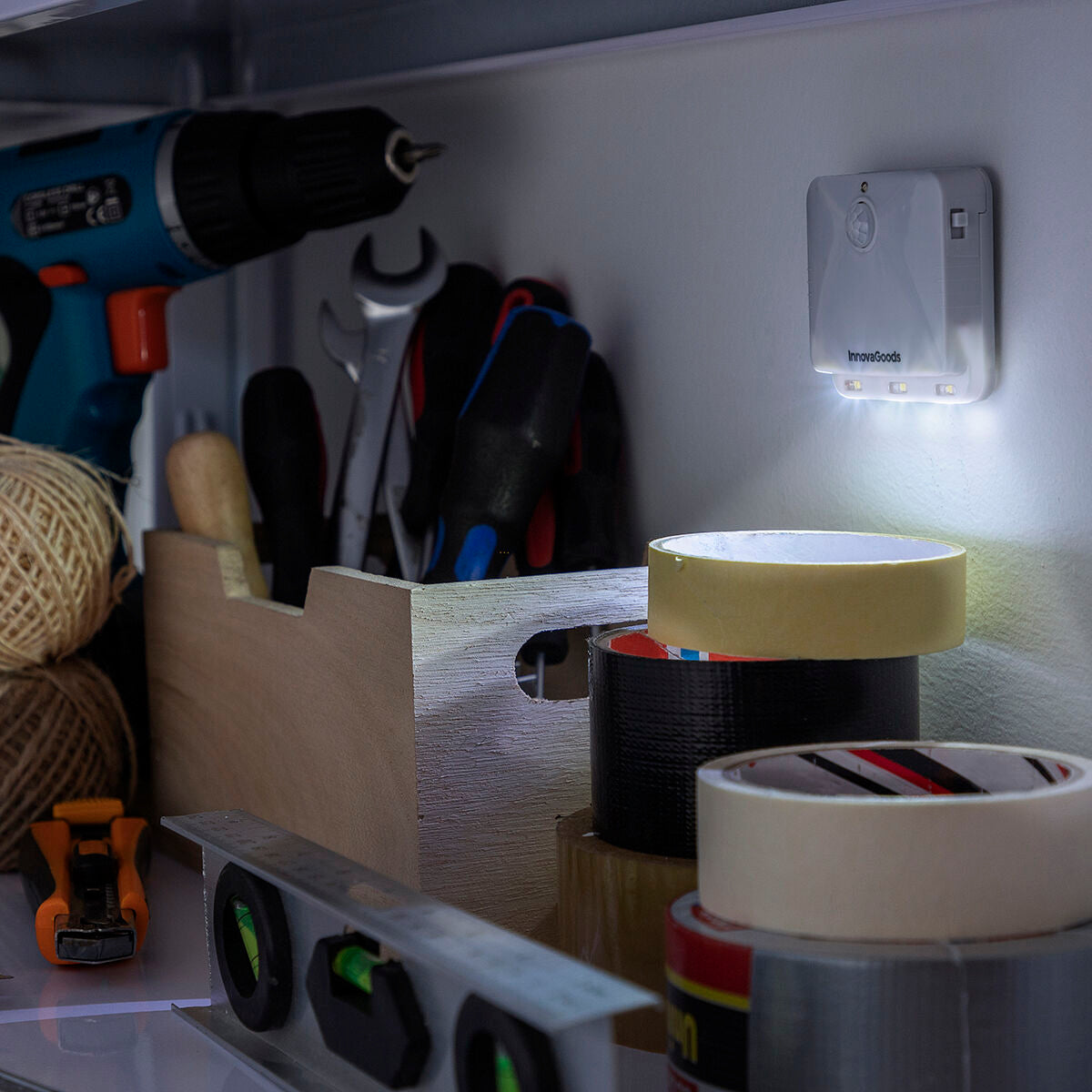 LED Light with Movement Sensor Lumtoo InnovaGoods - 2 Units
