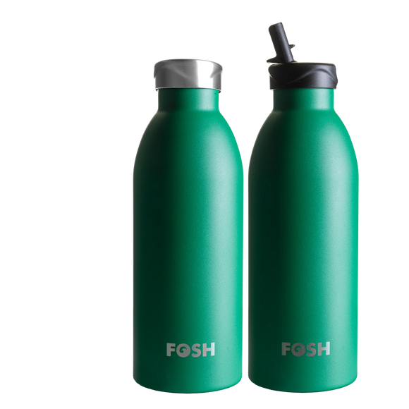 Vital 2.0 500ml Insulated Reusable Flip Lid Evergreen water bottle