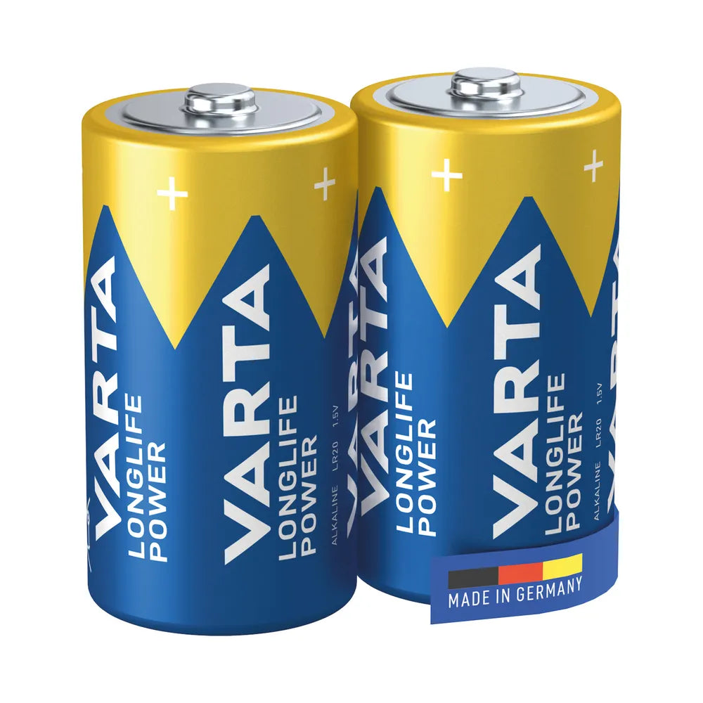 Varta Longlife Power C Alkaline Battery 1.5V (Pack of 2)