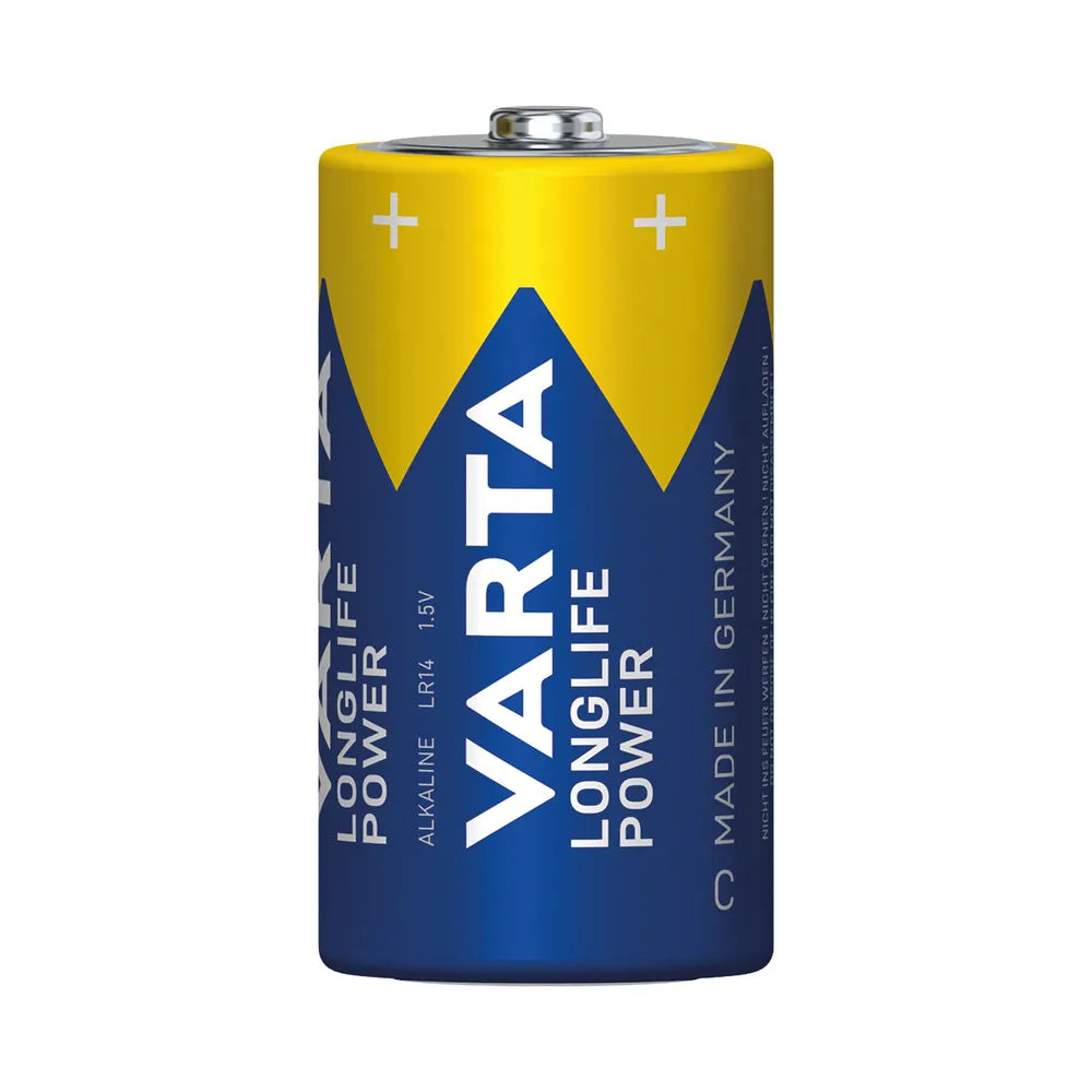 Varta Longlife Power C Alkaline Battery 1.5V (Pack of 2)