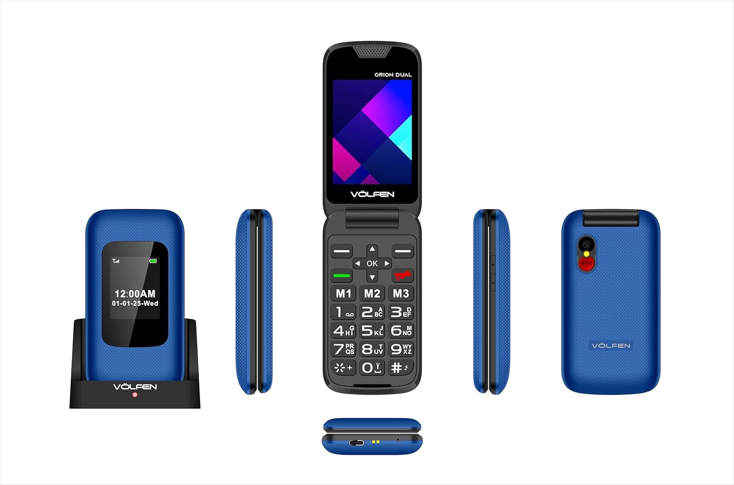 Volfen Orion Dual Max Phone 2.8" Dual Screen