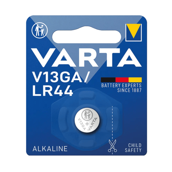 Varta LR44 1.5V Alkaline Button Cell Battery