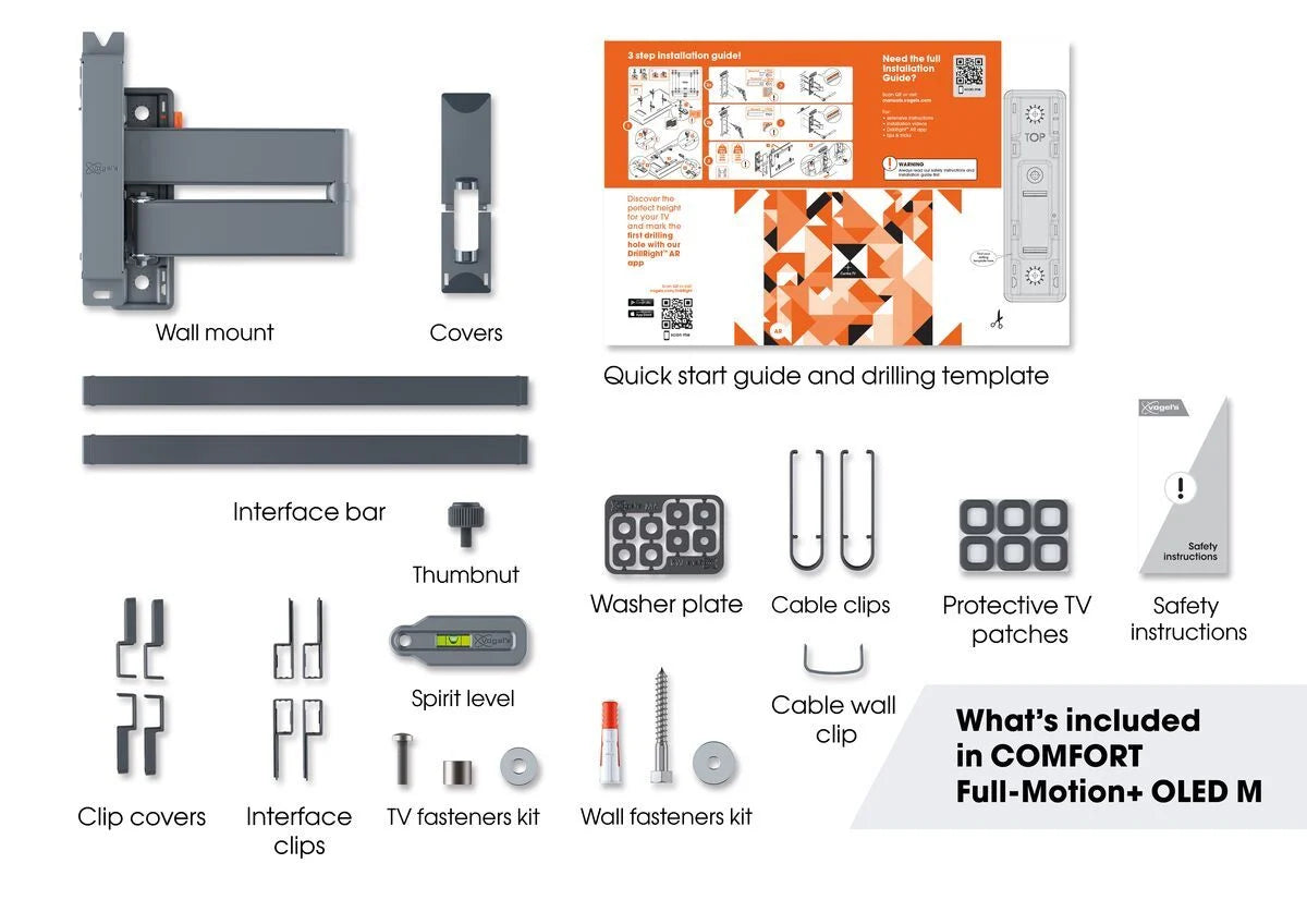 Vogel's Full-Motion+ TV Wall Mount | 32 to 65''