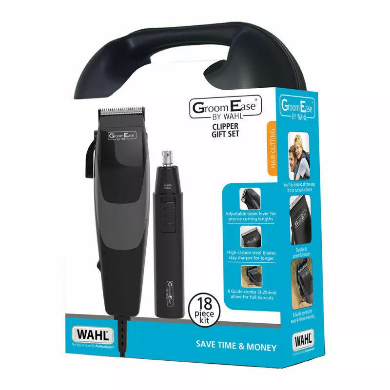 Wahl GroomEase Hair Clipper & Trimmer Gift Set