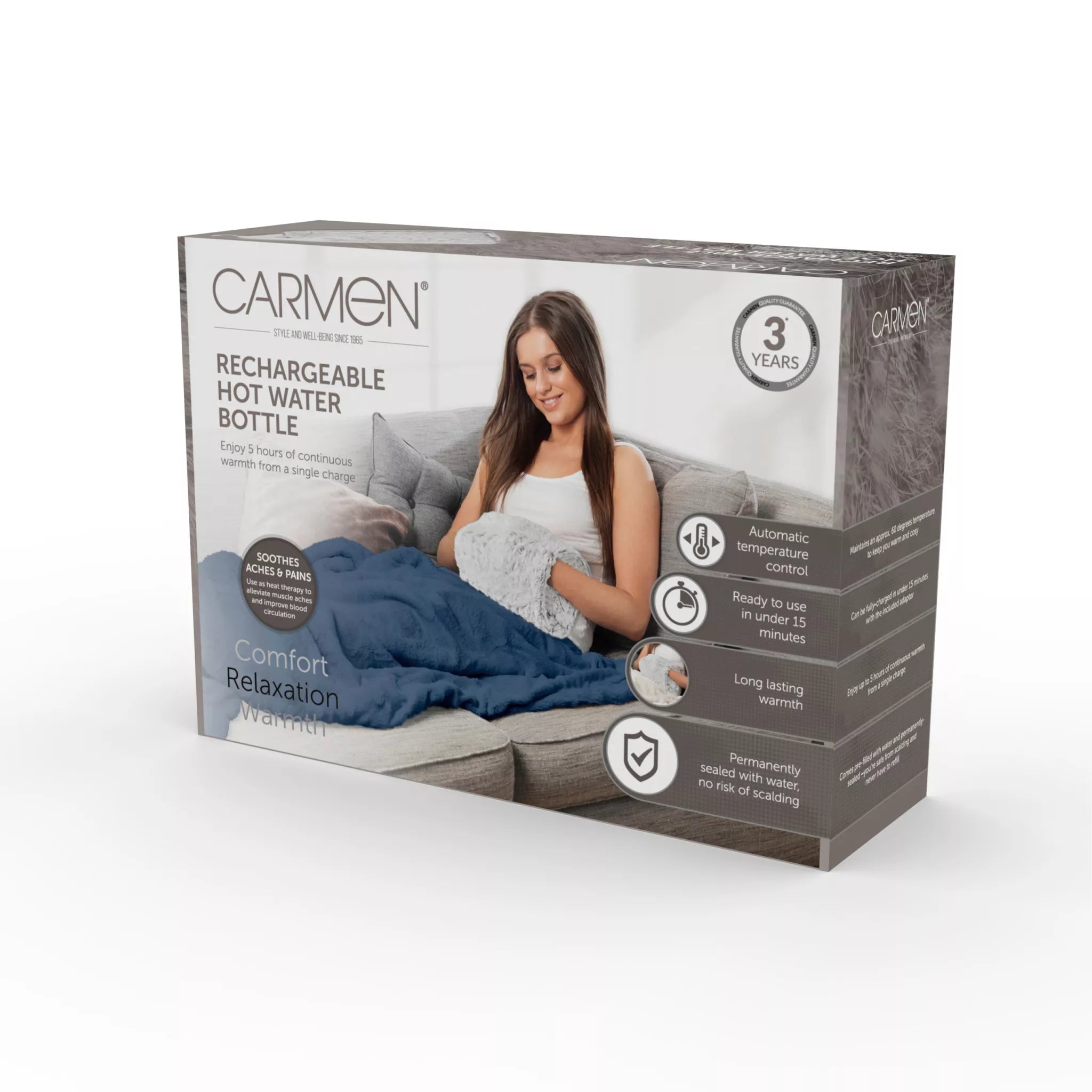 Carmen Rechargeable Hot Water Bottle