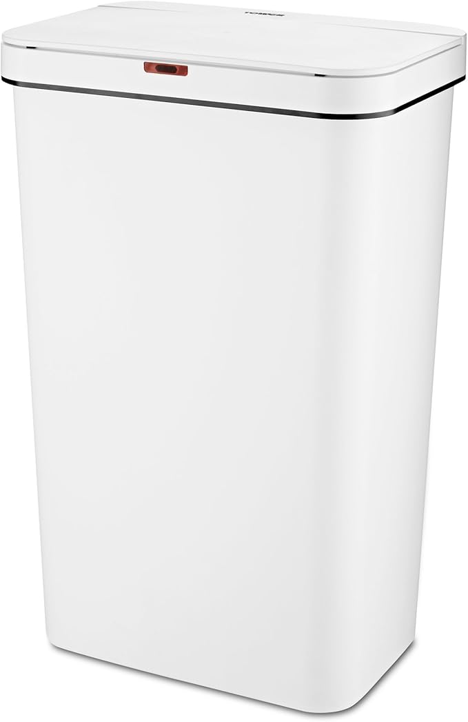 Tower 50L Sensor Bin - White