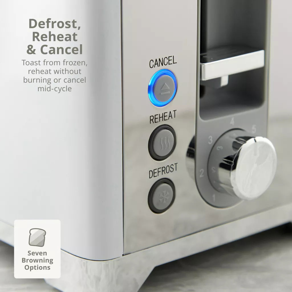 Swan Solace 2 Slice Stainless Steel Toaster