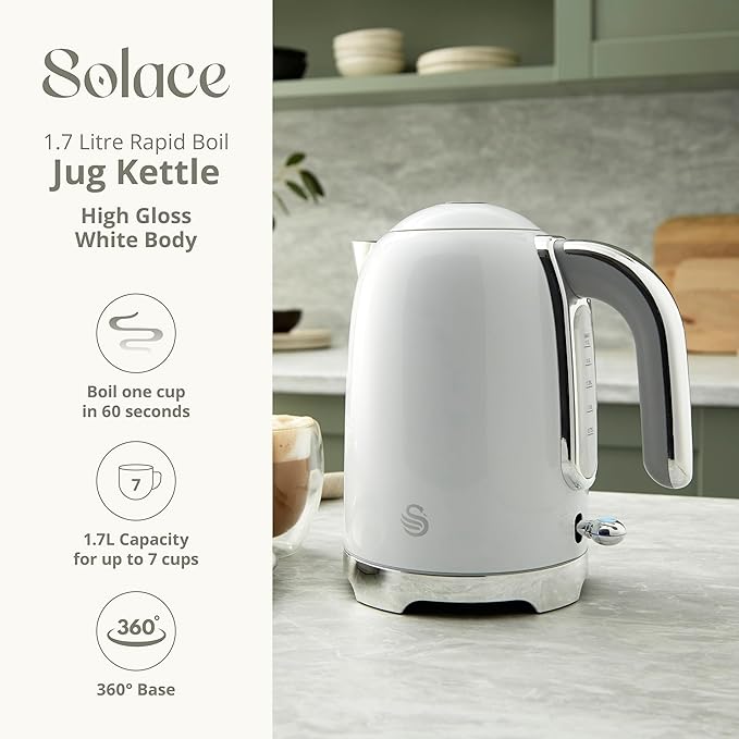 Swan Solace 1.7L SS Jug Kettle