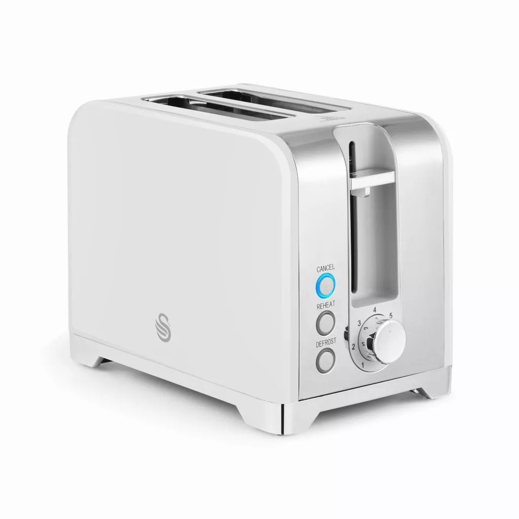 Swan Solace 2 Slice Stainless Steel Toaster