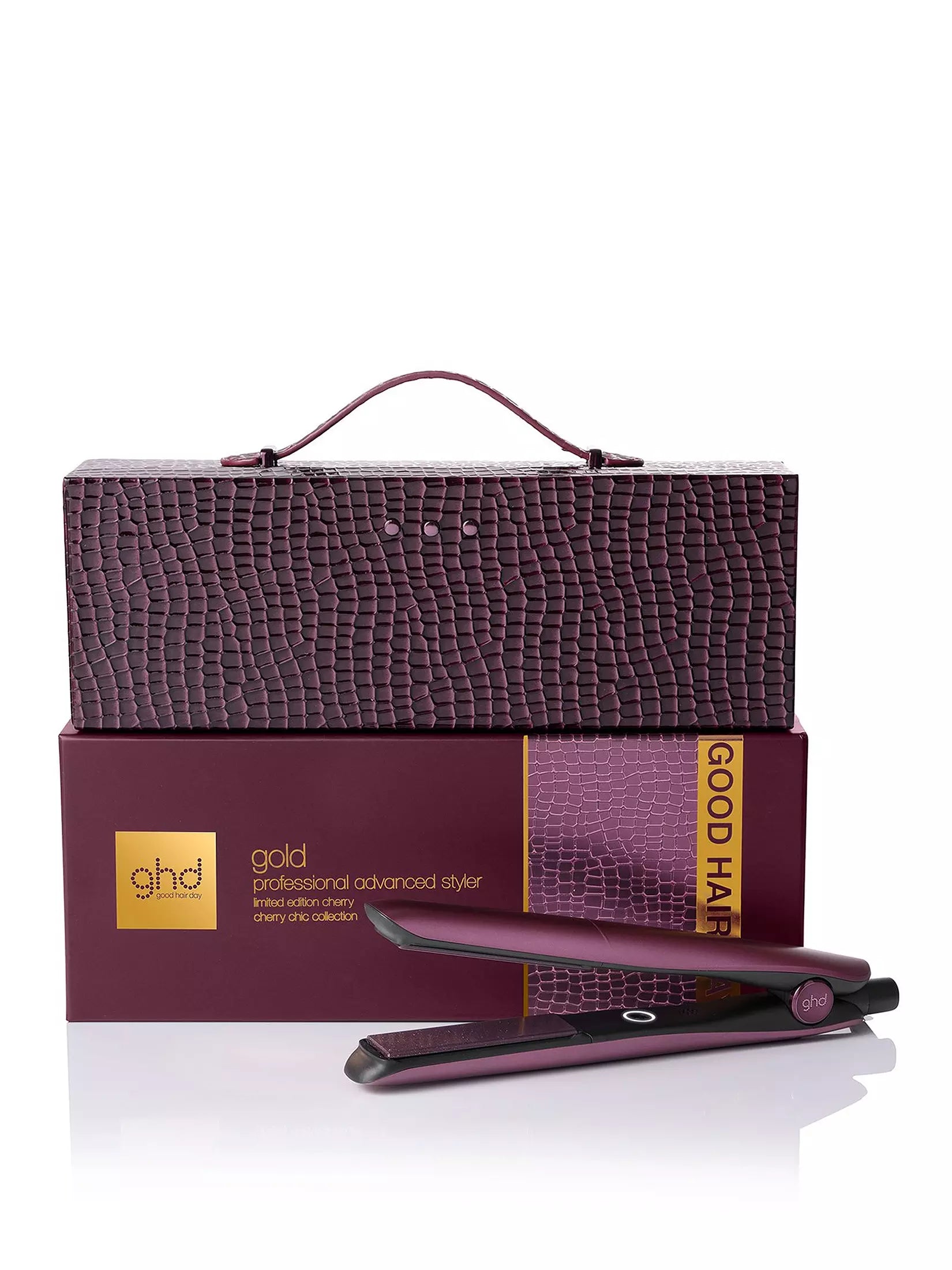 ghd Gold Hair Straightener in Cherry Chic
