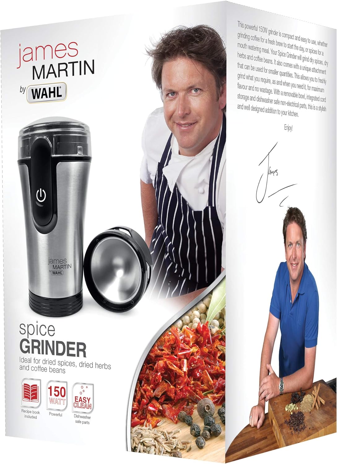 Wahl James Martin Spice & Coffee Bean Grinder - ZX992
