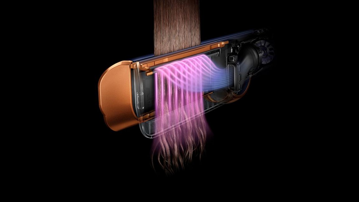Dyson Airstrait Dryer and Straightener - Amber Silk