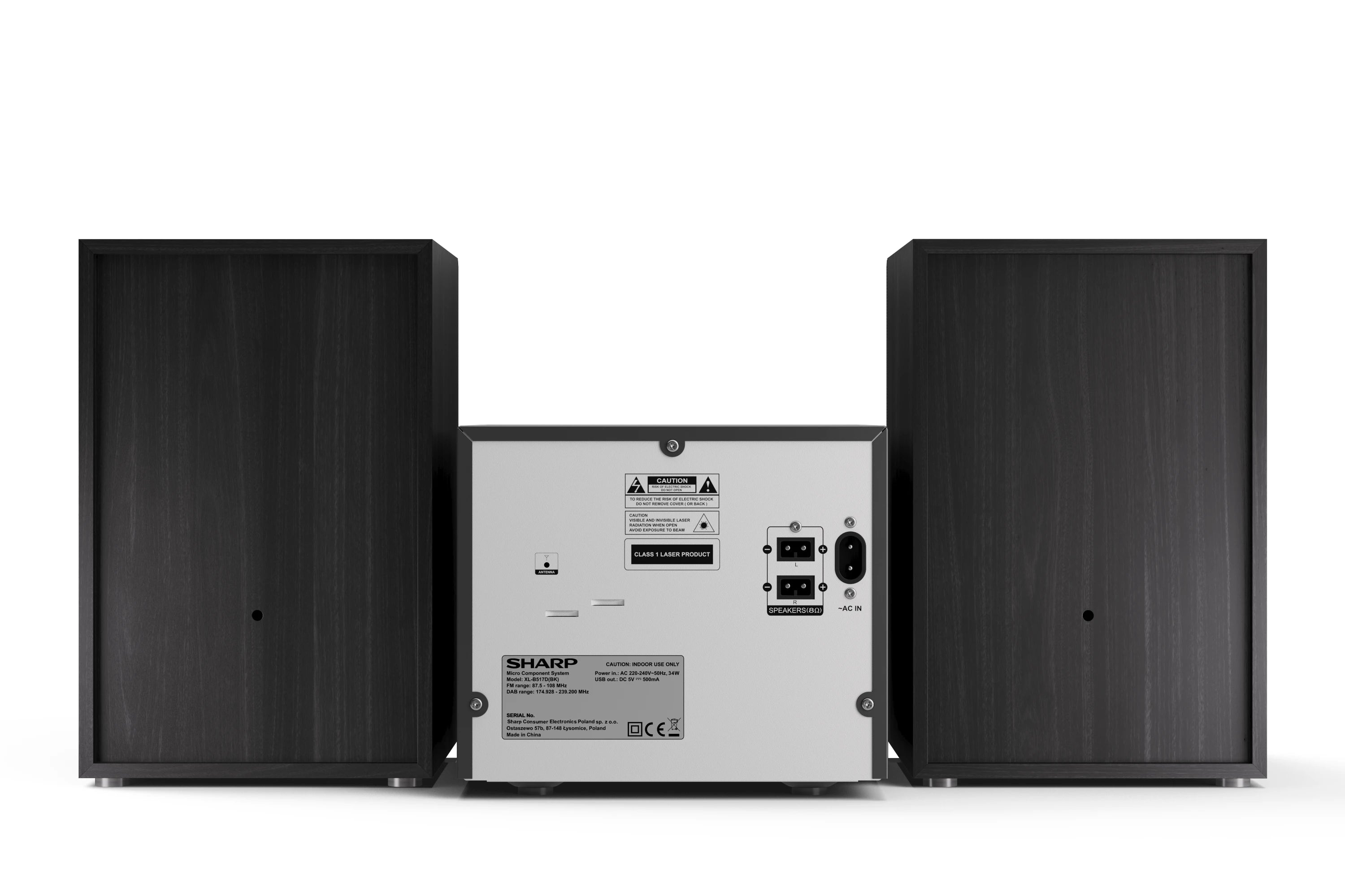 Sharp DAB HI-FI Micro System - Black