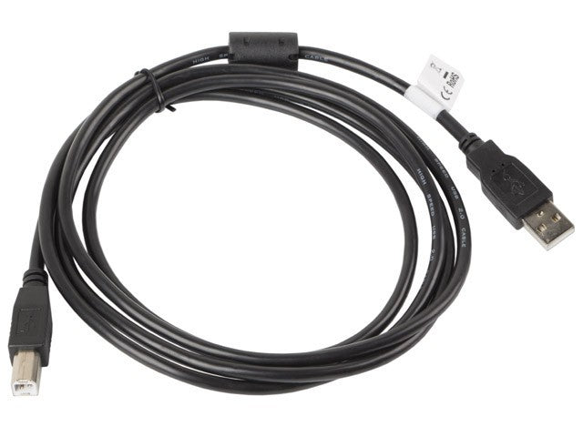 Lanberg USB-A(M)->USB-B(M) 2.0 Cable 1.8M Black